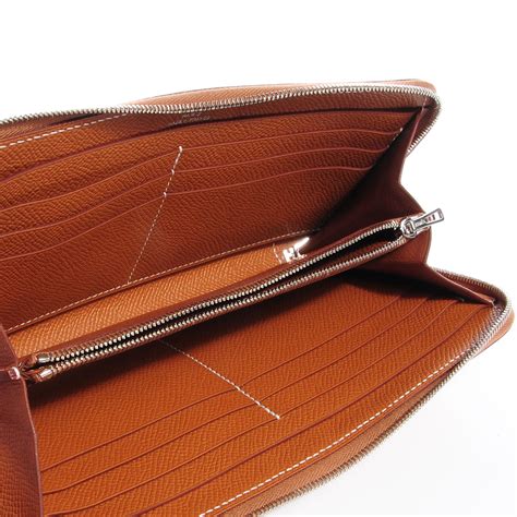 hermes azap gm wallet|HERMES Epsom Azap GM Combined Wallet Gold.